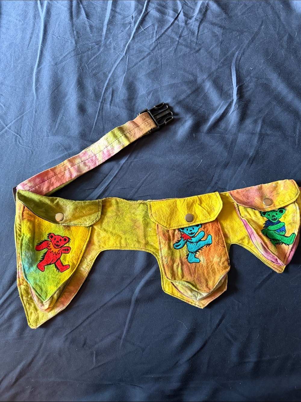 Tie-Dye Grateful Dead Dancing Bears Hip Bag Fannie Pack